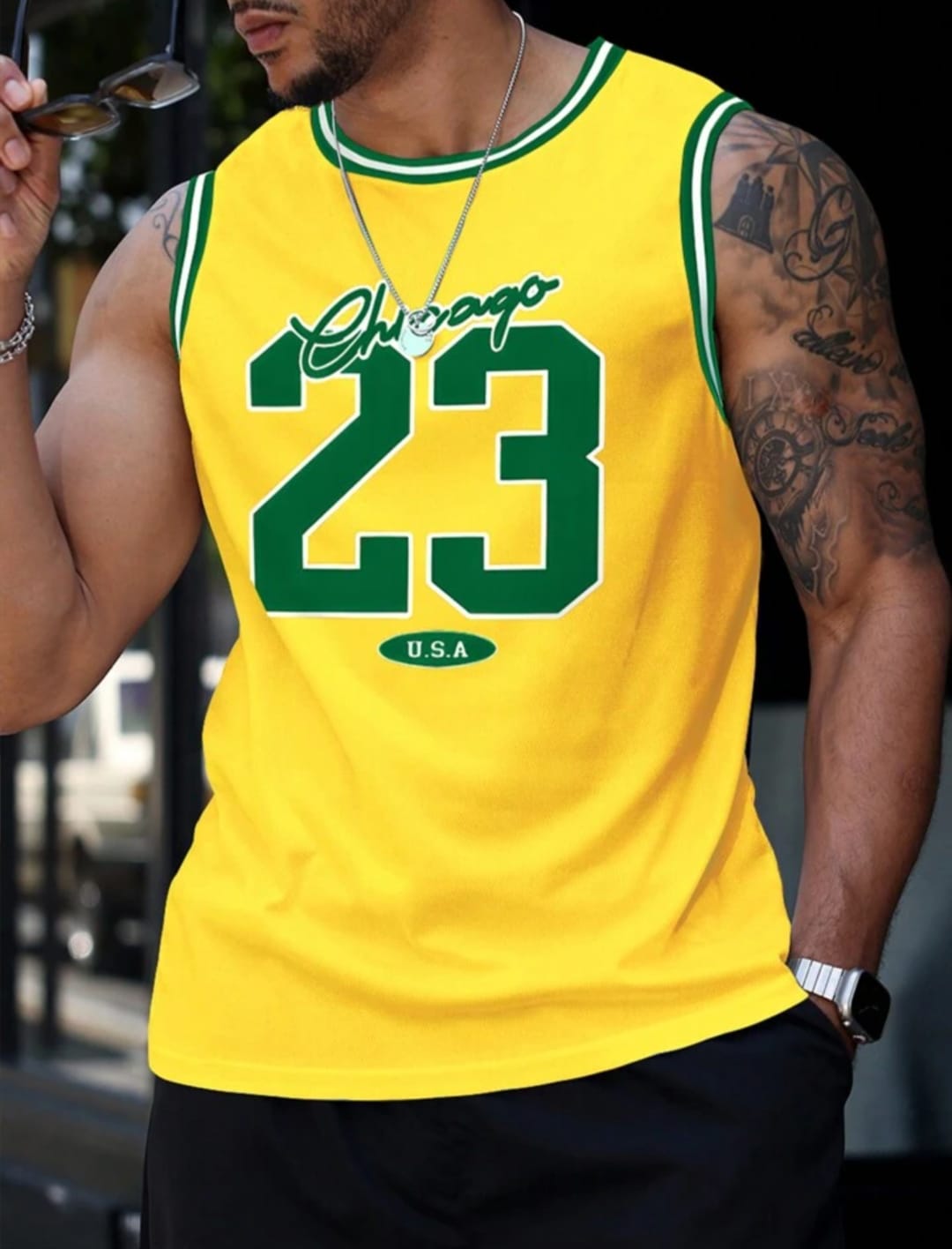 Chicago 23 Varsity Tank Top